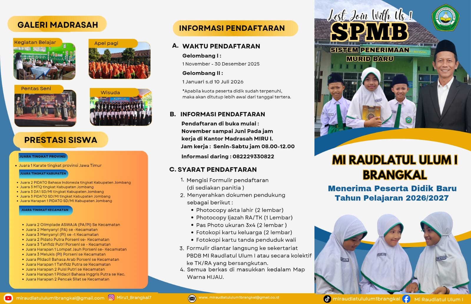 Prestasi Gemilang Tingkat Kecamatan hingga Provinsi, Bukti Kualitas MI Raudlatul Ulum 1