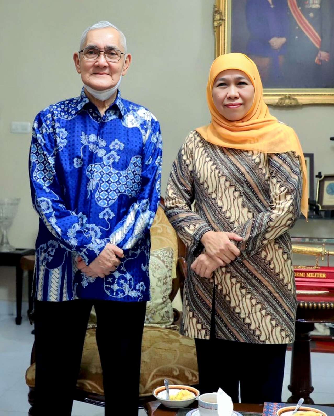 Gubernur Khofifah Kenang Jenderal Try Sutrisno, Sosok Pemimpin yang Memperkuat Persatuan Indonesia