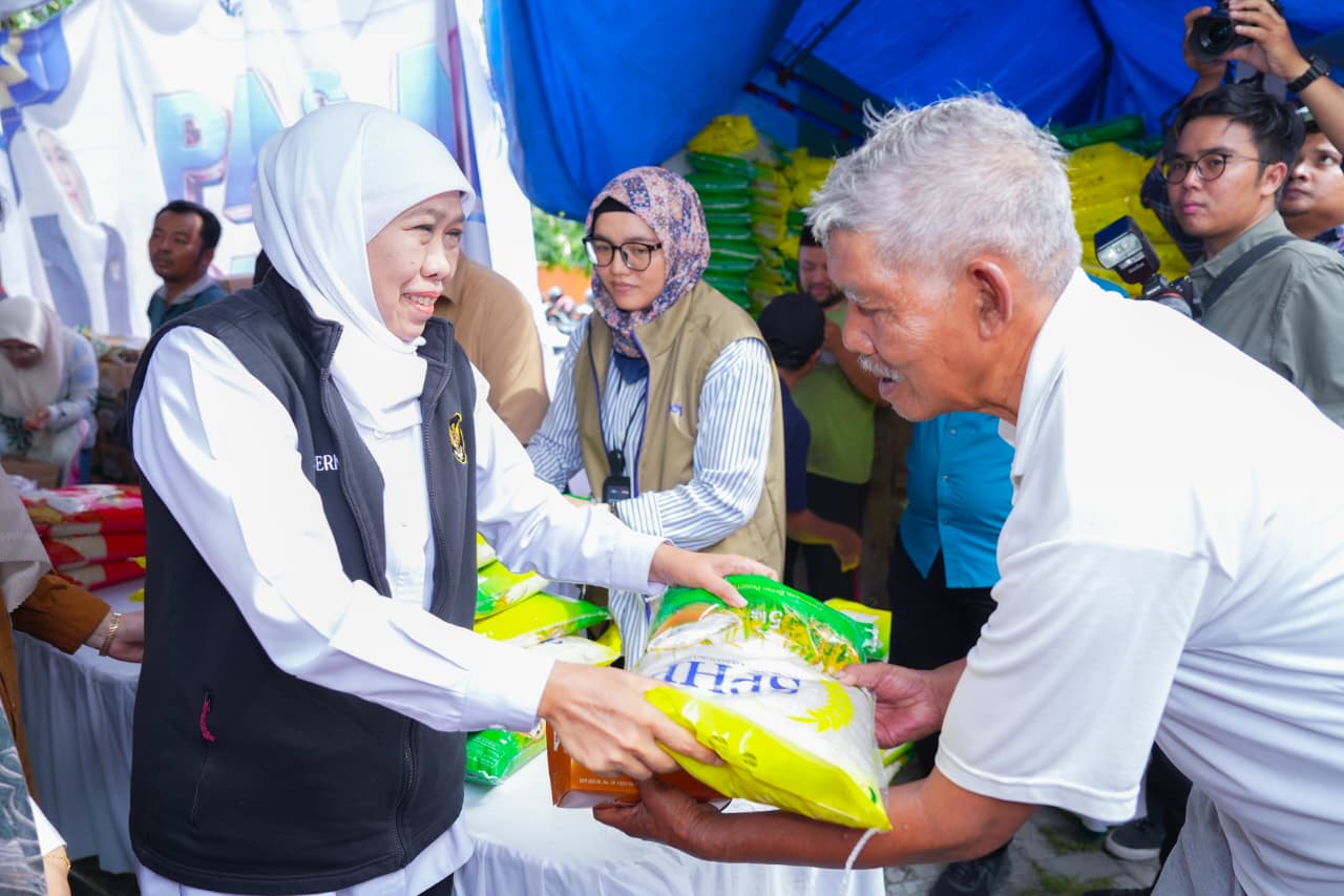 Gubernur Khofifah Luncurkan Pasar Murah dan EPIK di Kediri, Jaga Harga dan Ketersediaan Pangan