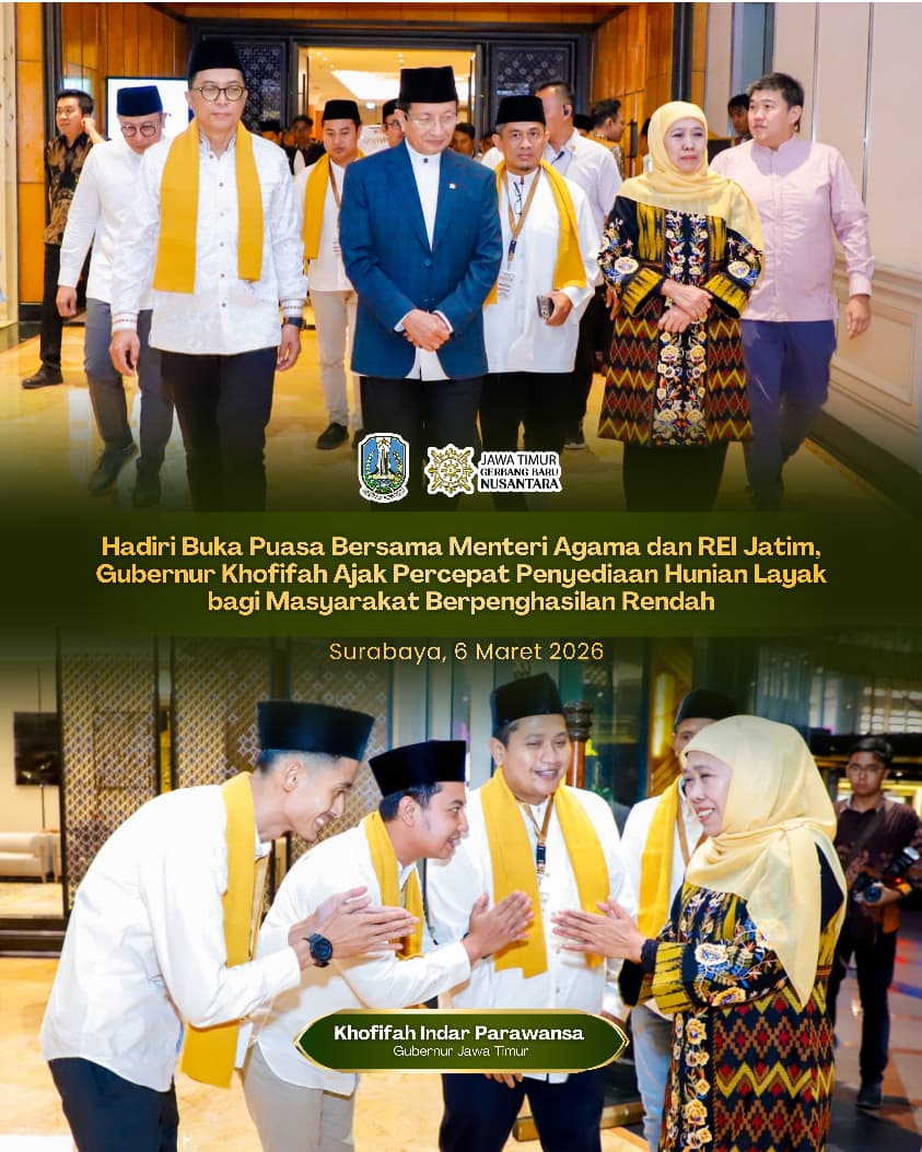 Gubernur Khofifah Indar Parawansa Optimistis Sinergi dengan REI Percepat Pemenuhan Kebutuhan Rumah MBR