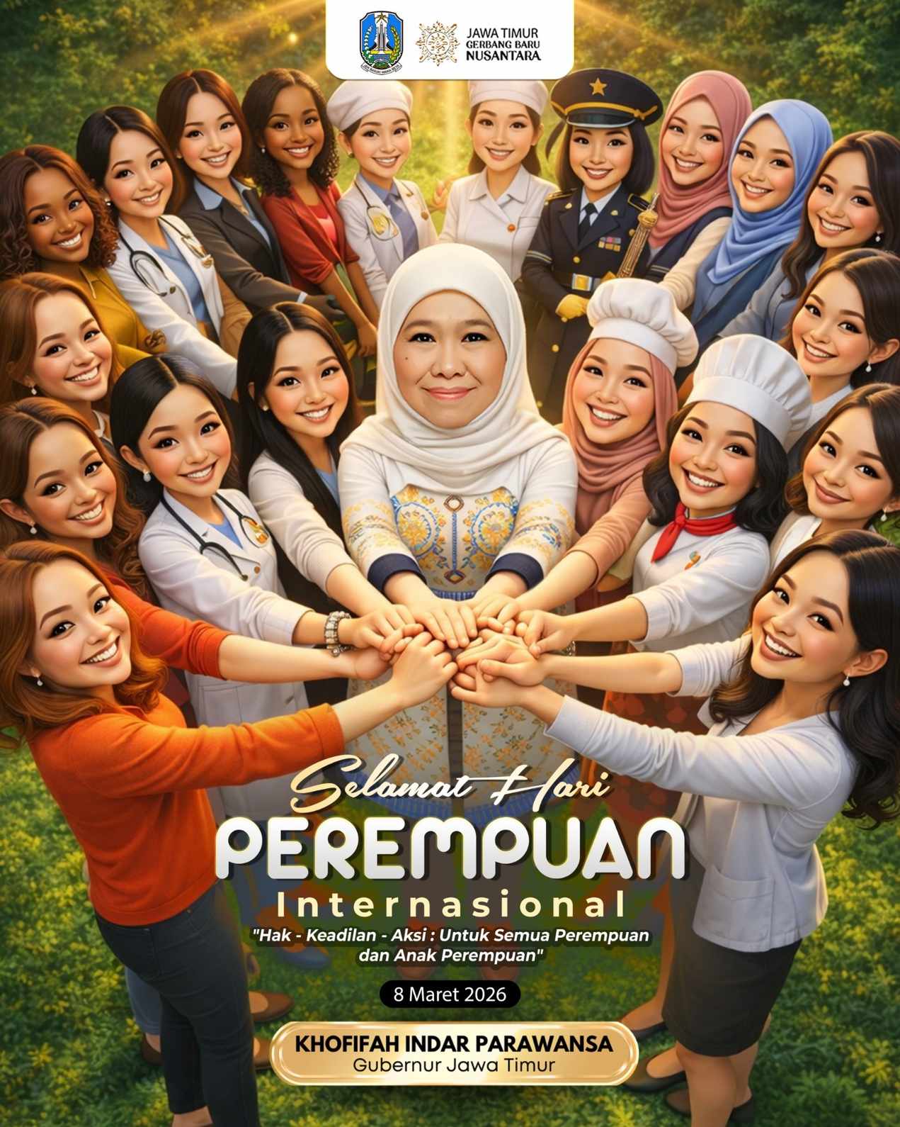 Gubernur Khofifah Indar Parawansa Tegaskan Komitmen Jatim Perkuat Perlindungan Perempuan