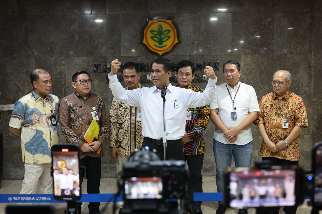 Mentan Sebut Tren Produksi Beras RI Positif, Stok Nasional Aman Jangka Panjang