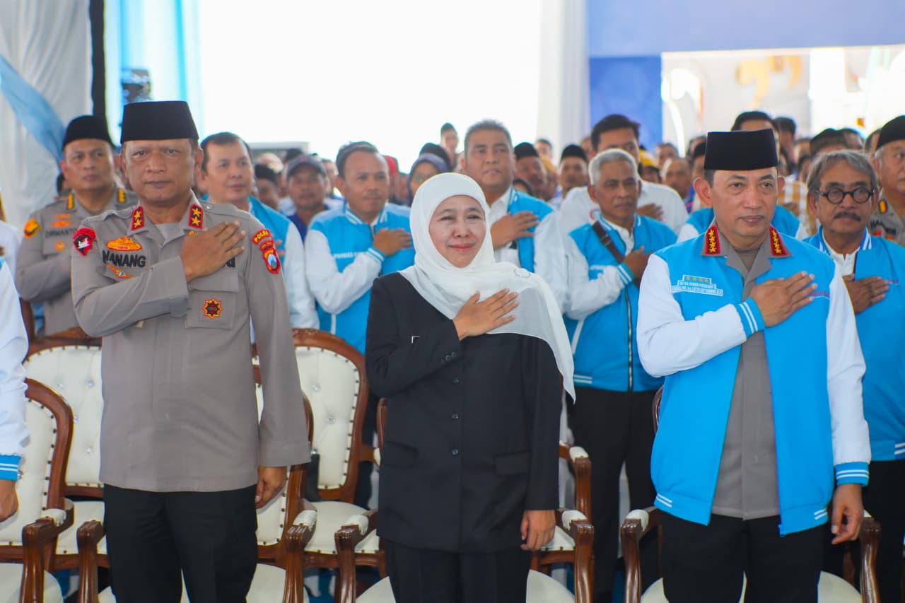 Gubernur Khofifah Indar Parawansa Apresiasi Kehadiran Kapolri Perkuat Dialog dengan Pekerja