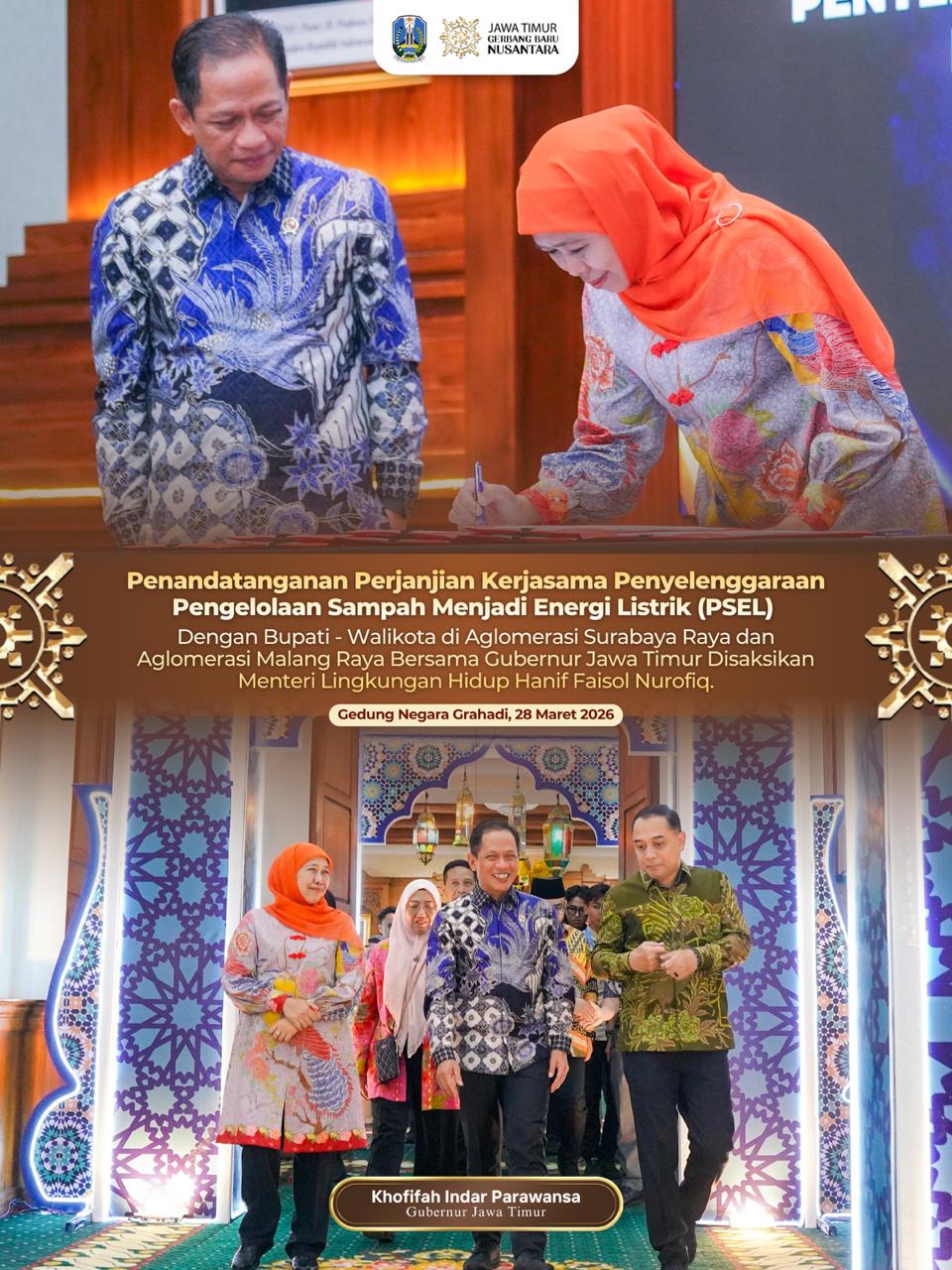 Gubernur Khofifah Pastikan Implementasi PSEL Berjalan Akuntabel dan Terintegrasi Lintas Wilayah