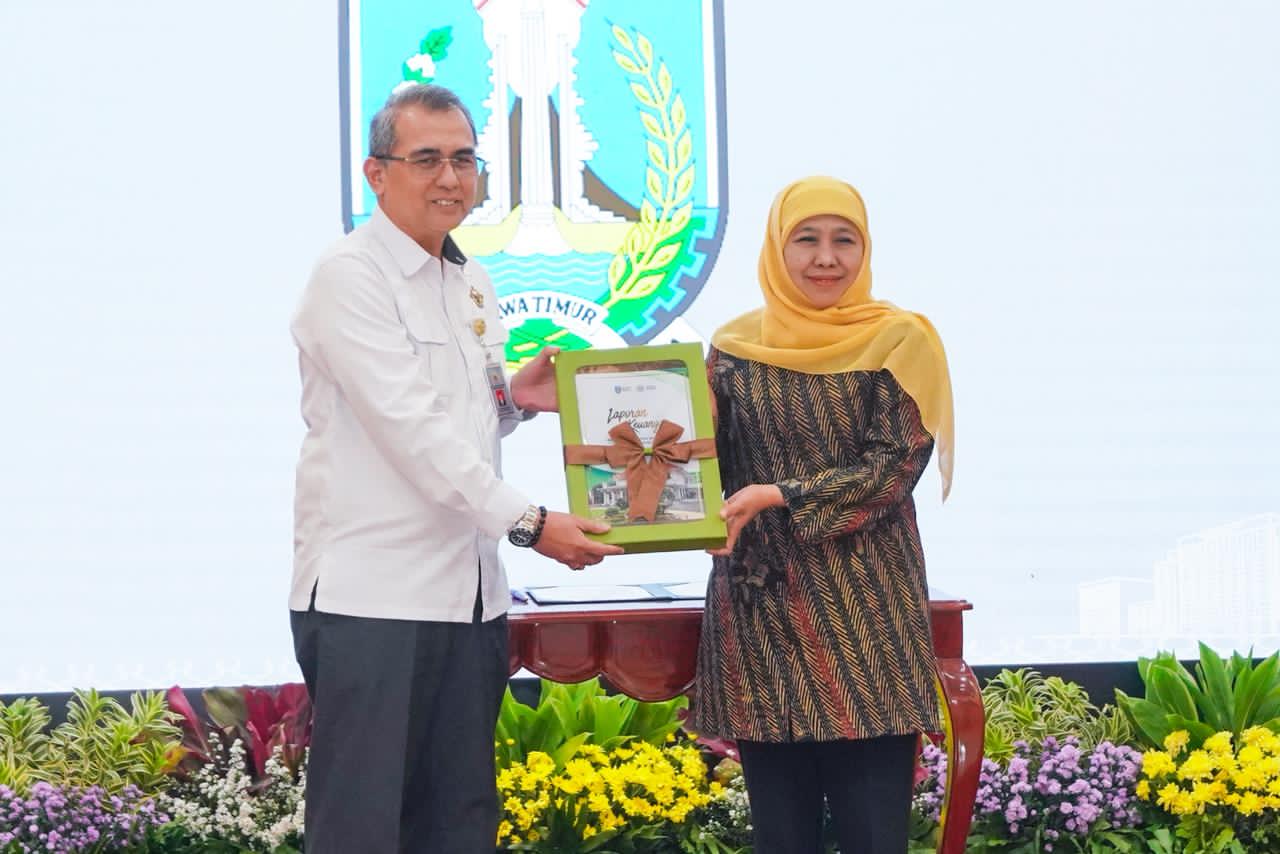 Gubernur Khofifah Perkuat Tata Kelola Keuangan Daerah, Ajak Kepala Daerah Responsif terhadap Catatan BPK