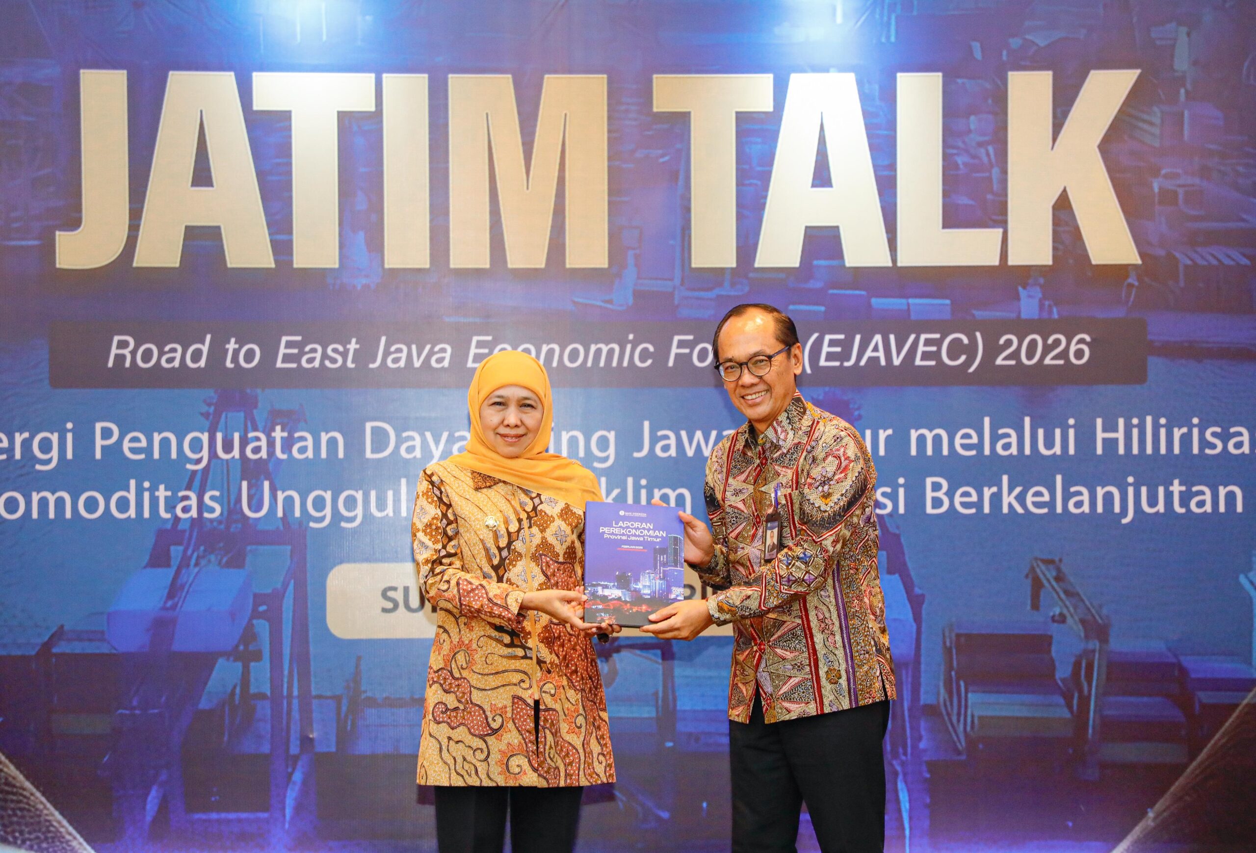 Gubernur Khofifah Paparkan Strategi Hadapi Tekanan Global, Perkuat Investasi dan Hilirisasi Ekonomi Jatim