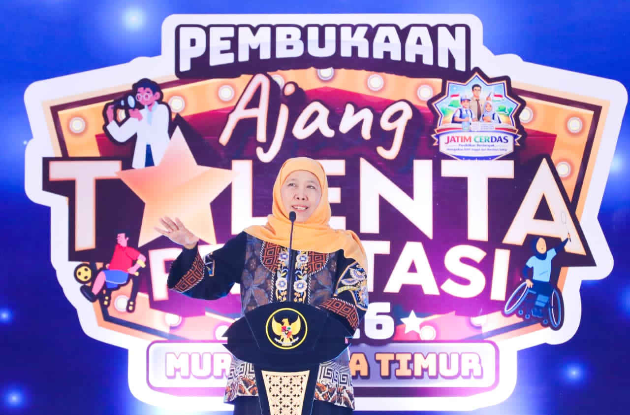 Gubernur Khofifah Buka Ajang Talenta Jatim 2026, Perkuat Ekosistem Pendidikan Berbasis Prestasi dan Daya Saing Global