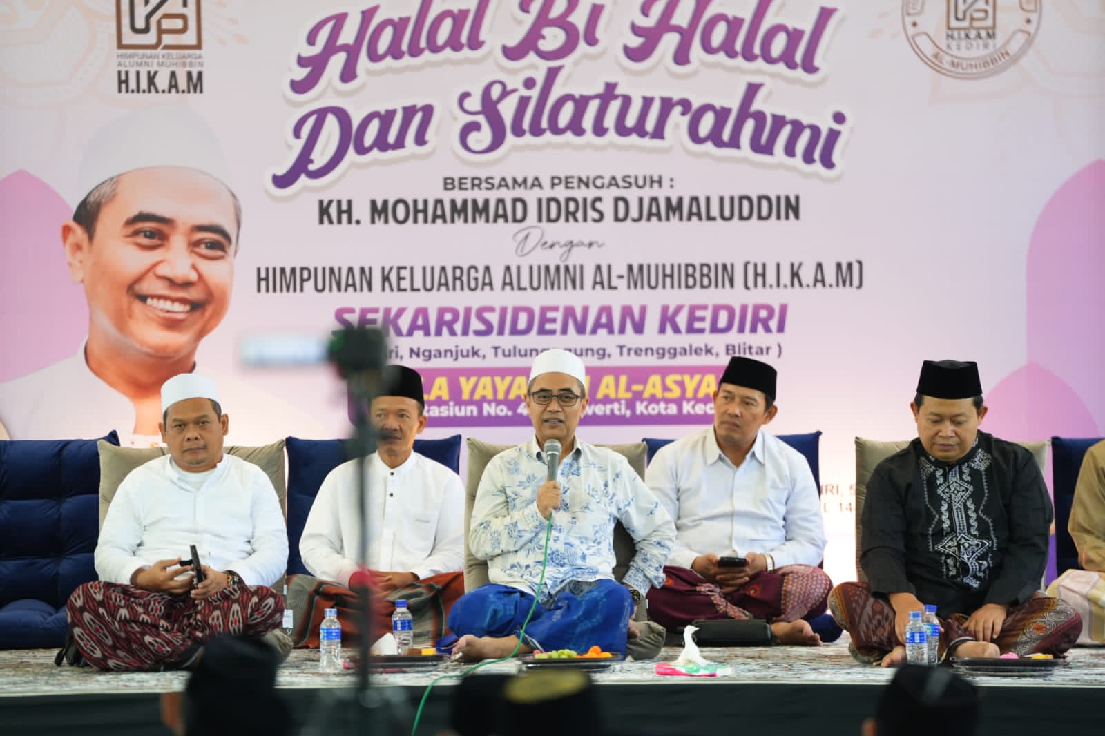 Halal Bihalal HIKAM Karesidenan Kediri, Kyai Idris Djamal Ajak Alumni Istiqomah Mengaji dan Menjadi Penggerak Kemaslahatan Umat