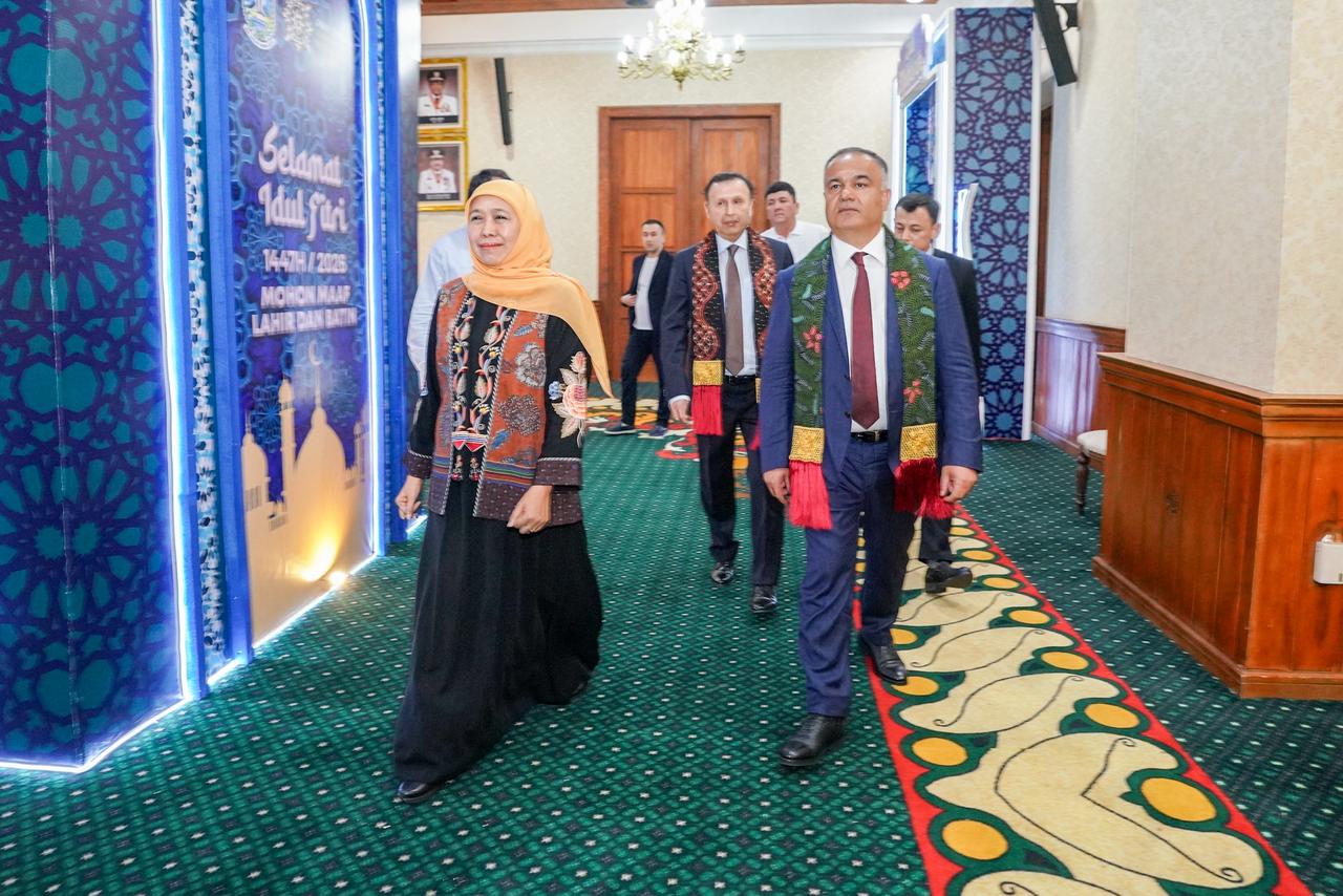 Gubernur Khofifah Perkuat Diplomasi Budaya dan Religi, Jajaki Kerja Sama Wisata Jatim–Uzbekistan