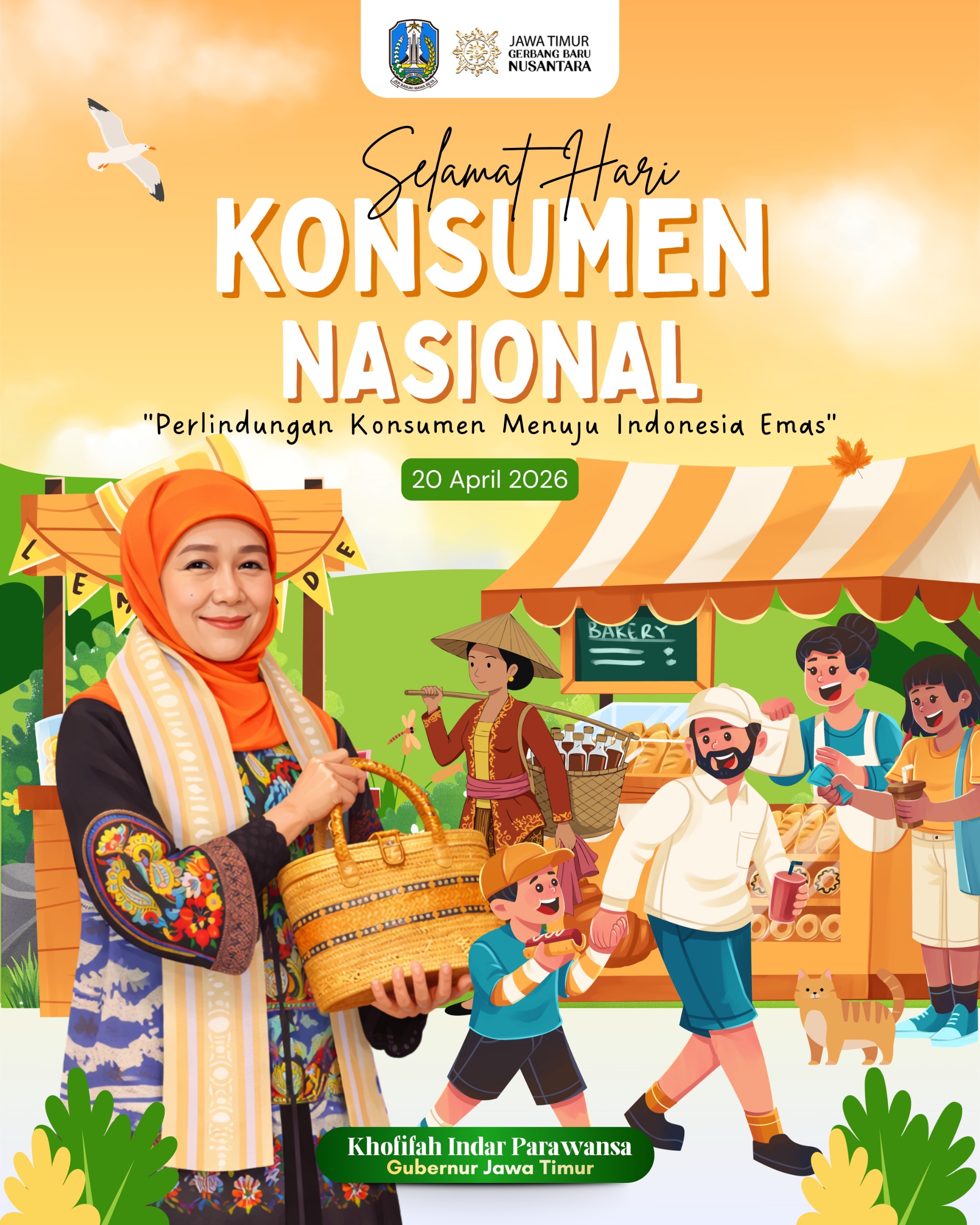 Gubernur Khofifah Apresiasi Peningkatan Indeks Keberdayaan Konsumen Jatim, Perkuat Fondasi Ekonomi Daerah