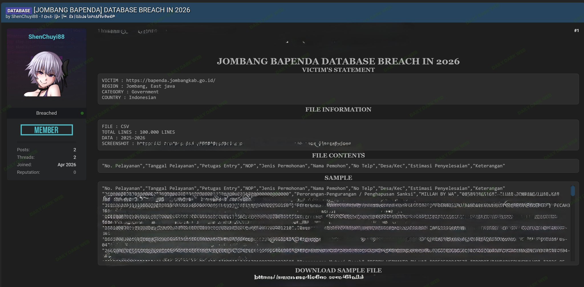 Transformasi Digital Terancam, Kebocoran Data Pajak Jombang Picu Kritik Keras