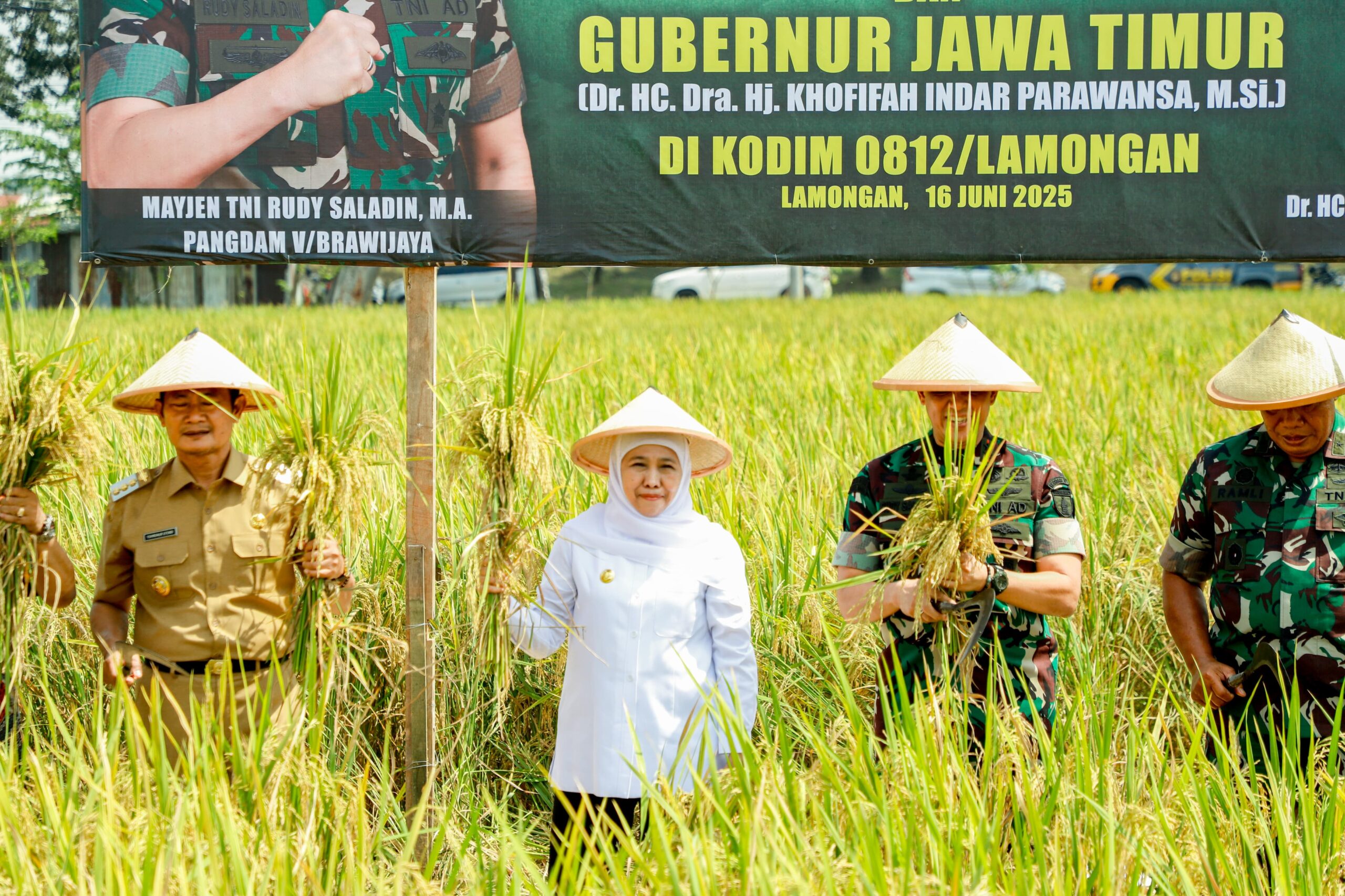 Luas Panen dan Produksi Padi Jawa Timur Meningkat, Gubernur Khofifah Tegaskan Pertanian Tetap Jadi Prioritas Pembangunan