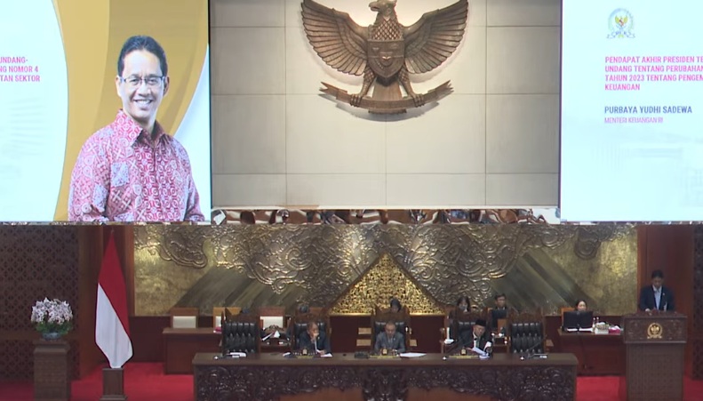 Menkeu Purbaya Tegaskan Pengesahan UU P2SK Jadi Langkah Strategis Menjaga Stabilitas Keuangan Indonesia