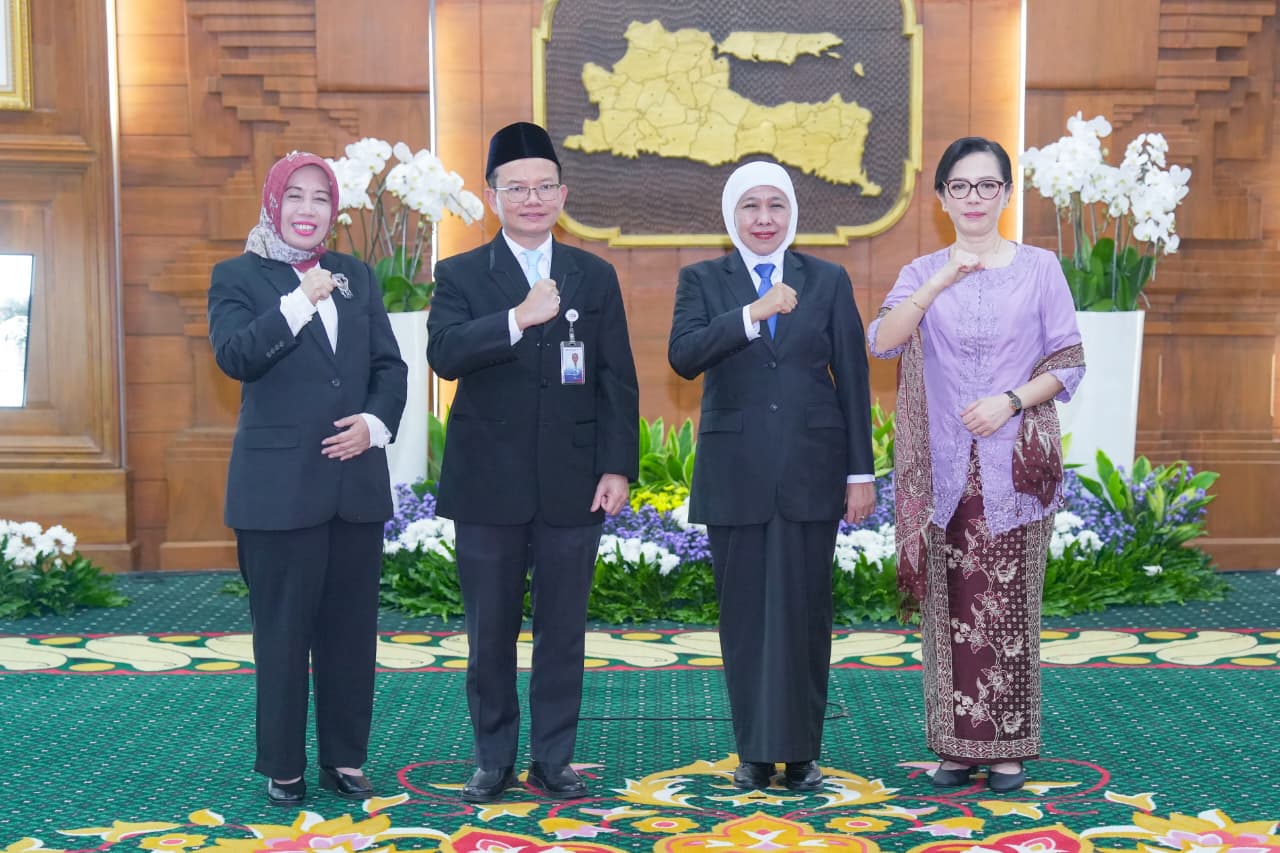 Kepala BPKP Jatim Baru Dikukuhkan, Gubernur Khofifah Dorong Penguatan Good Governance di Jawa Timur