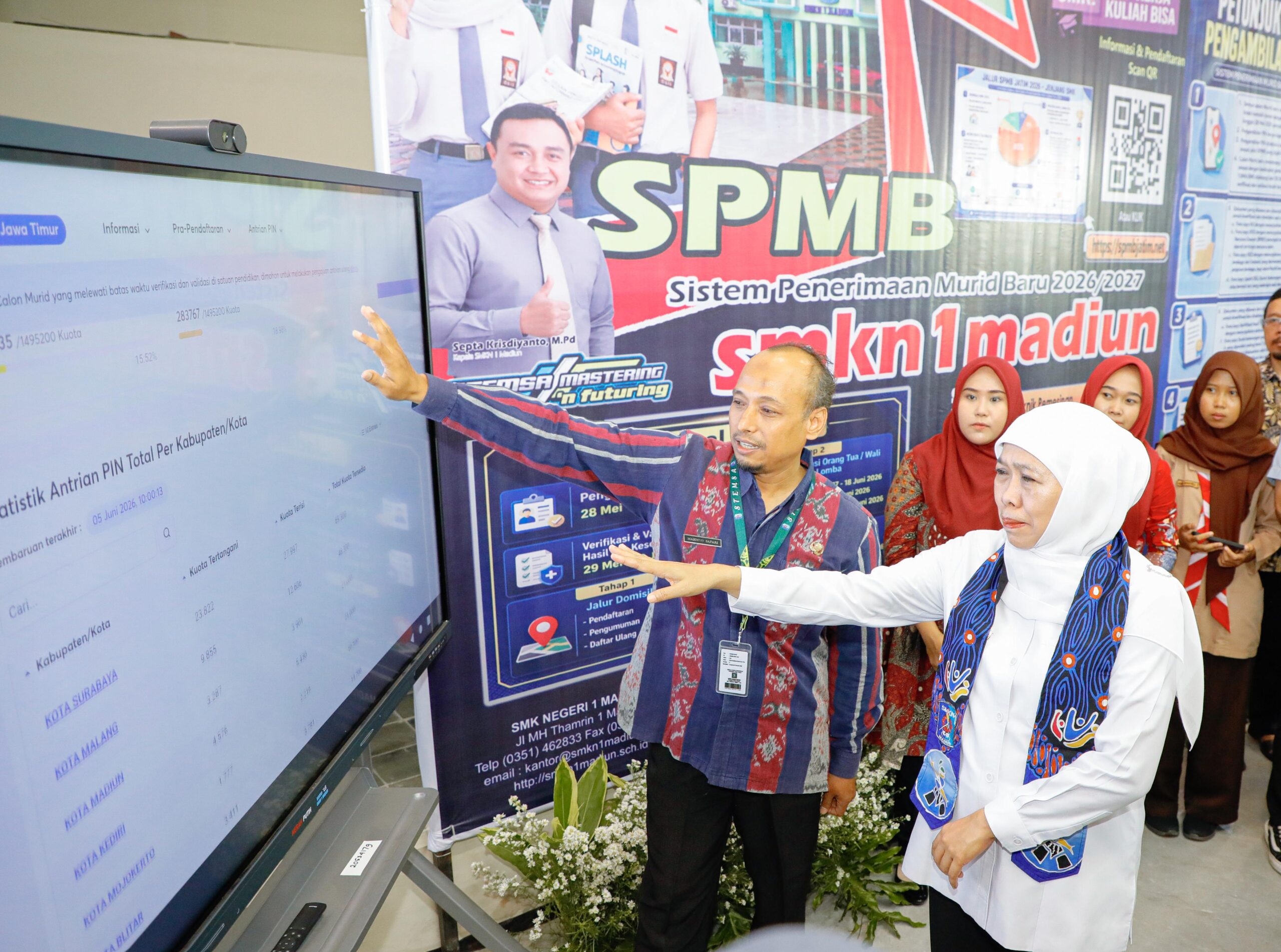 Gubernur Khofifah Ajak Calon Murid Optimistis Memilih SMK sebagai Jalur Membangun Kompetensi dan Karier Global