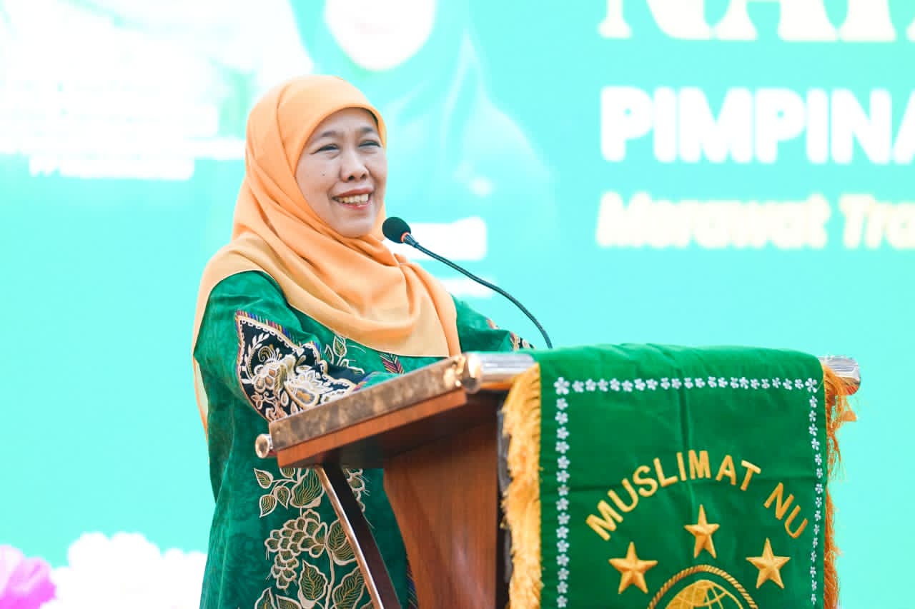 Gubernur Khofifah Apresiasi Deklarasi Perdamaian Muslimat NU Riau, Tegaskan Komitmen Terus Suarakan Nilai-Nilai Kemanusiaan di Tingkat Global