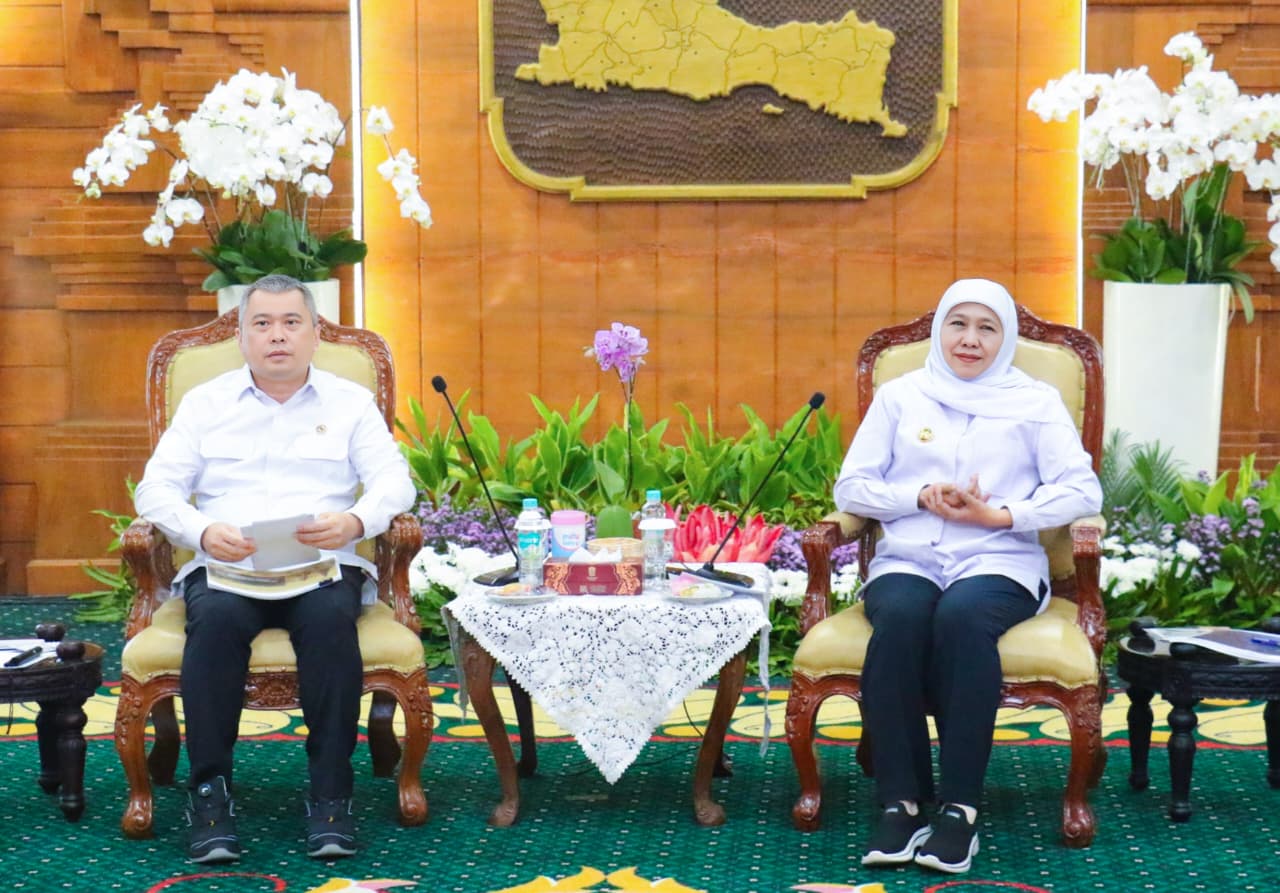 Ketapang–Gilimanuk hingga SRRL Jadi Fokus, Gubernur Khofifah Perkuat Sinergi Transportasi dengan Kemenhub