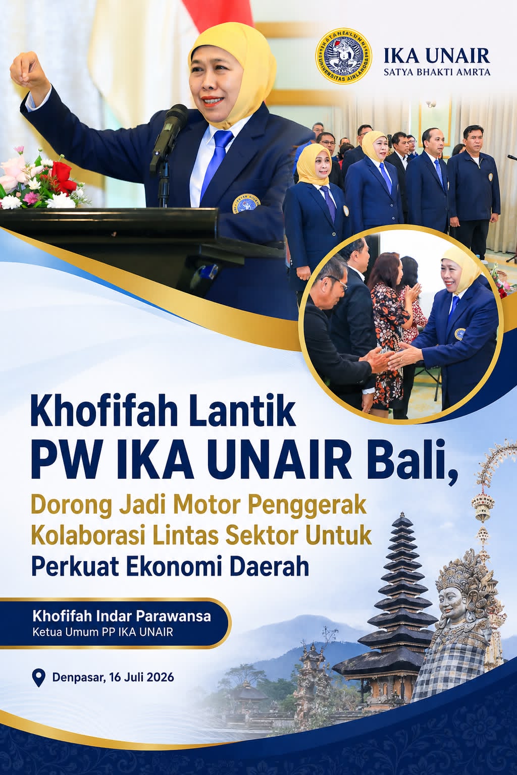 Dari Bali, Khofifah Dorong Kolaborasi IKA UNAIR untuk Percepat Swasembada Daging dan Kurangi Impor
