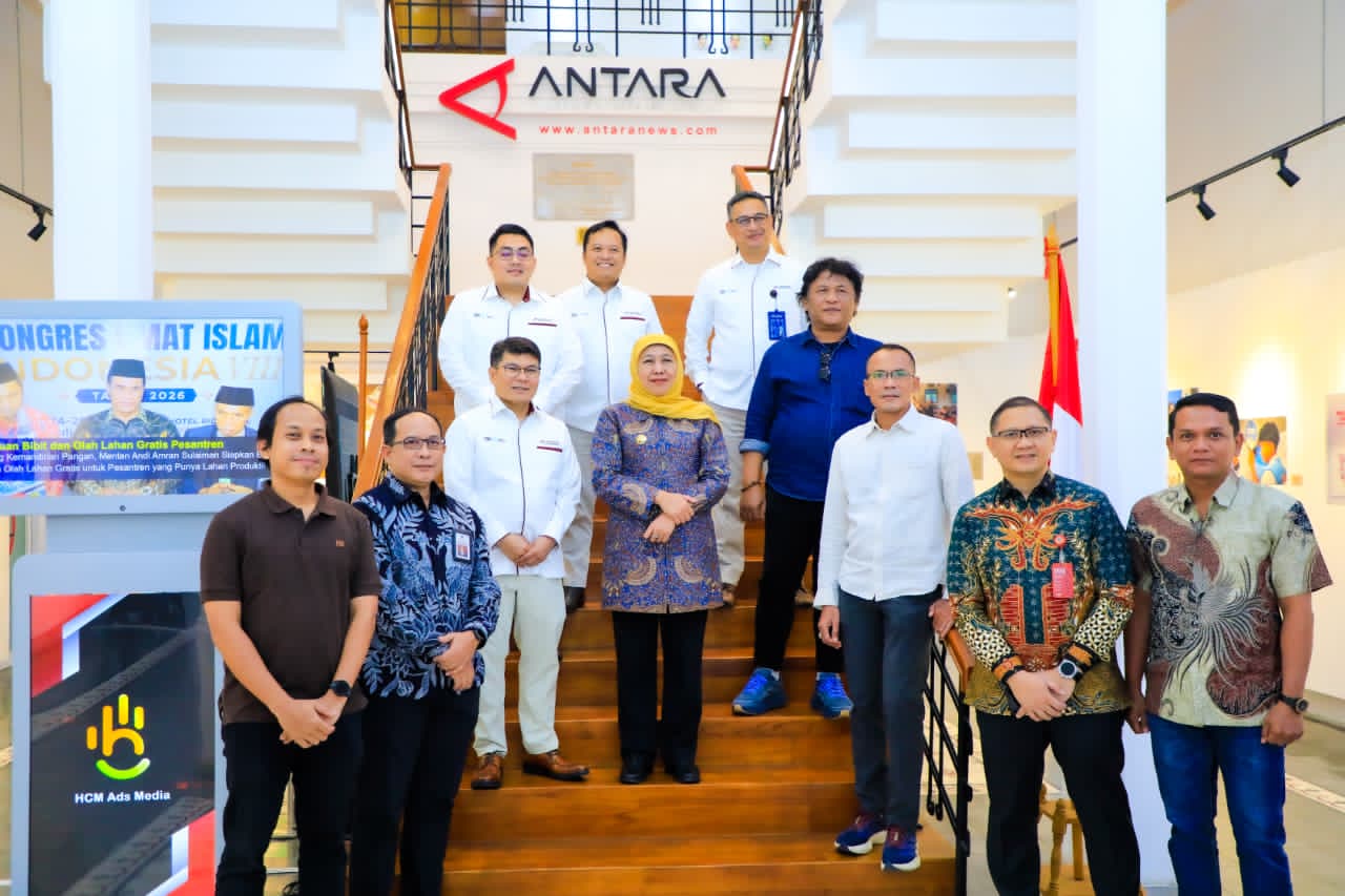 Perkuat Komunikasi Publik dan Narasi Pembangunan, Gubernur Khofifah Jalin Sinergi dengan LKBN ANTARA