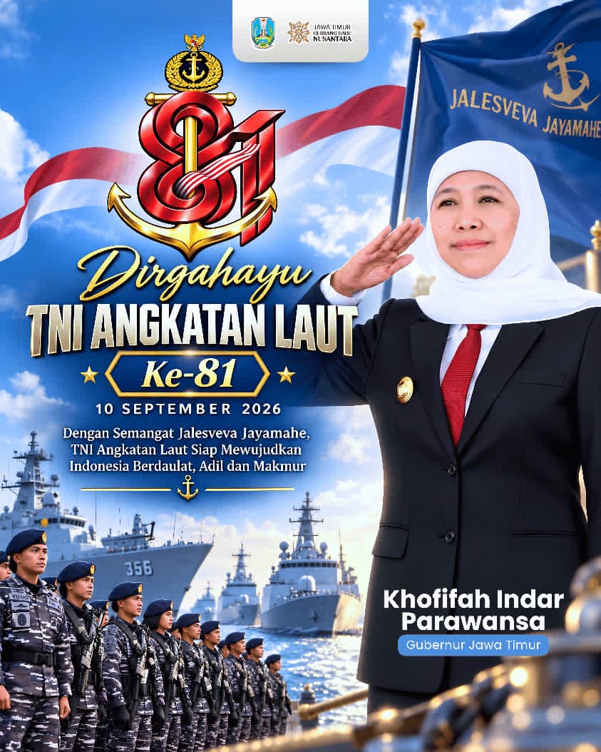 Sinergi TNI AL dan Pemprov Jatim Perkuat Kedaulatan hingga Kesejahteraan, Gubernur Khofifah Dorong Kolaborasi Berkelanjutan