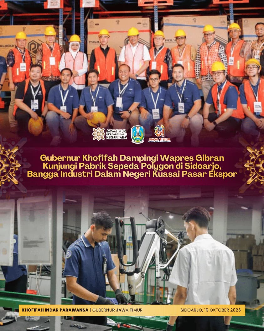 Gubernur Khofifah Dampingi Kunker Wapres Gibran dan Dorong Penguatan Hilirisasi Industri